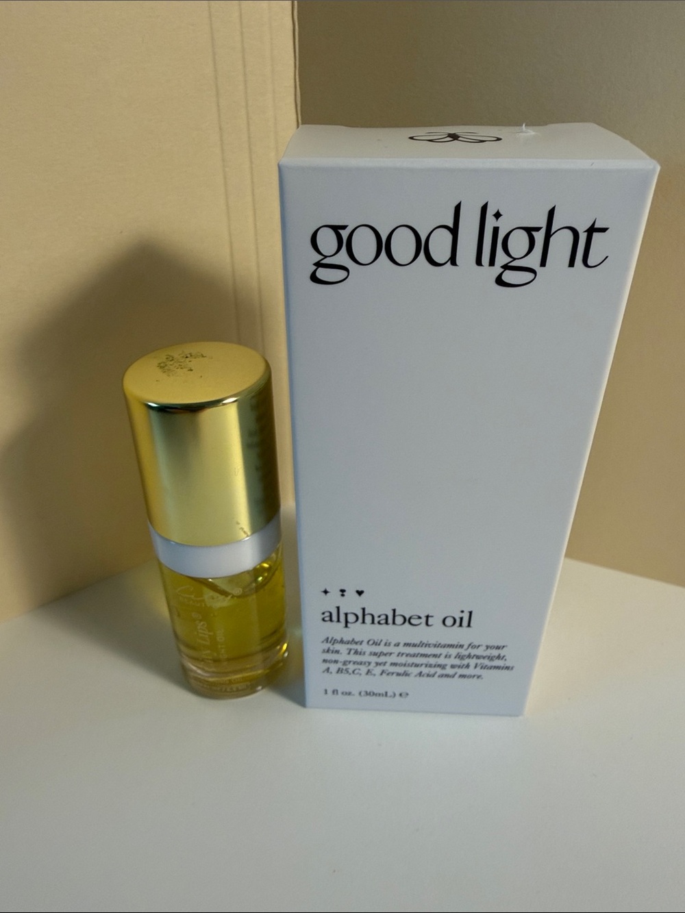 Good Light Alphabet Oil & City Beauty plumping oil bundle
